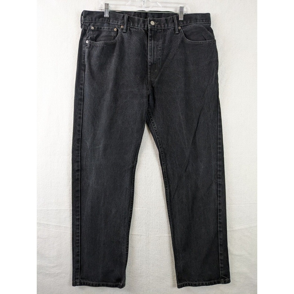 Levis 505 Mens Jeans Size 40 x 32 Cotton‎ Black